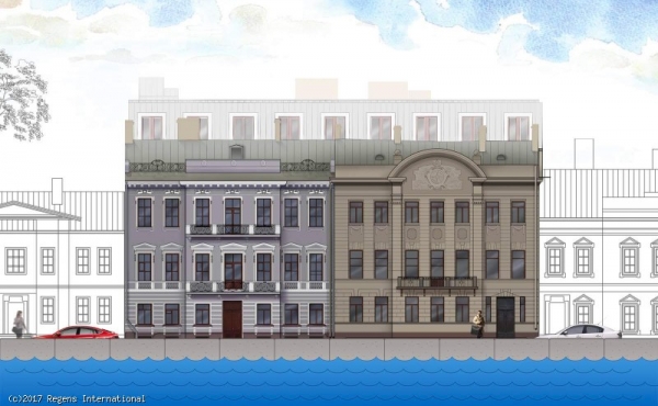 Progetto alberghiero in vendita a San Pietroburgo nel quartiere Admiralteysky